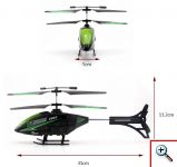 Τηλεκατευθυνόμενο Ελικόπτερο 2D Flyer με Γυροσκόπιο & Φωτισμό Ζ803