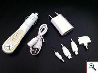 7in1 USB Home + Car Charger + Data Cable Set For iPod iPhone/Samsung/MP3 Players