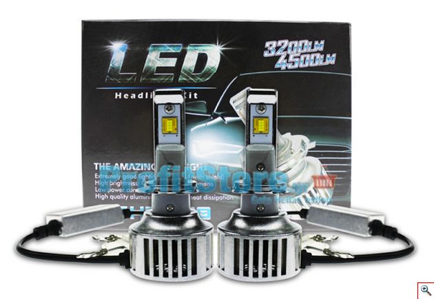 Φώτα αυτοκινήτου CREE LED Kit H7 4.500LM - 6000Κ - 40W 
