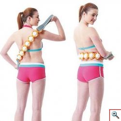 Σχοινί Μασάζ με Κυλίνδρους για την Πλάτη, Αυχένα, Μέση - Massage Rope