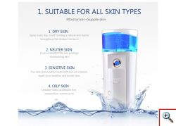 Συσκευή Ενυδάτωσης Προσώπου Με Υπερήχους Kemei KM-711