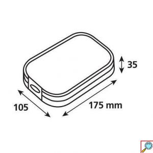 Ρυθμιζόμενη Universal Θήκη Κινητού Τηλεφώνου 160X90mm Μηχανής Opti Case Opti Line (Χωρίς Μπράτσο) για Τιμόνια 15-40mm. 