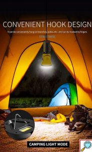 Φορητός Επαναφορτιζόμενος Προβολέας Χειρός LED με Μέγιστη Φωτεινότητα 1100lm και Θύρα USB Powerbank