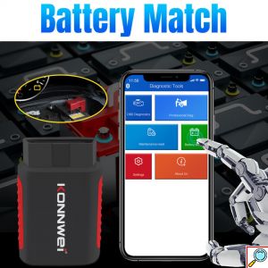 Διαγνωστικό Αυτοκινήτου OBD 2 με Bluetooth Συμβατό με Android - Konnwei