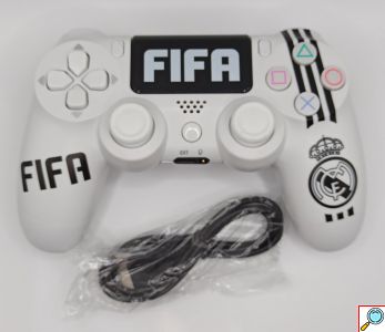 Doubleshock FIFA MADRID Ασύρματο Gamepad Χειριστήριο Παιχνιδιών για PS4, PS TV, PS Now με Φωτιζόμενη Μπάρα USB