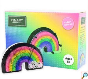 Πολύχρωμο Διακοσμητικό με Ακίδες - 3D Ουράνιο Τόξο