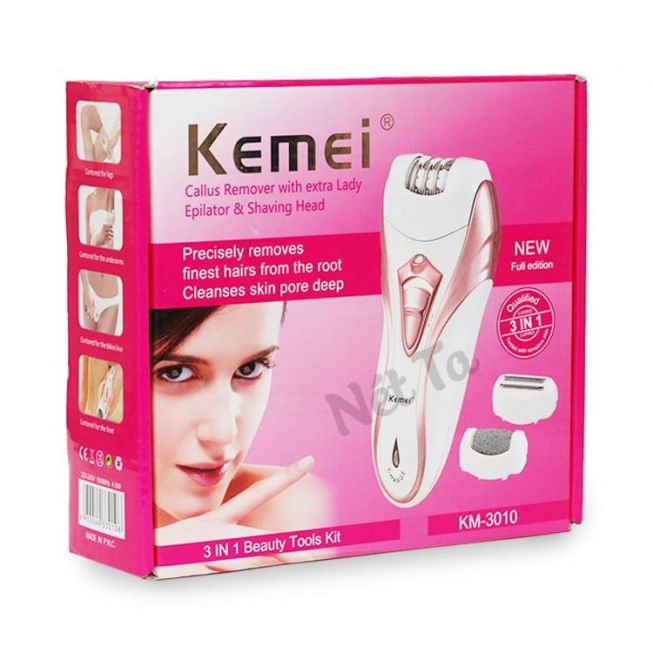 3 σε 1 Συσκευή Περιποίησης - Αποτριχωτική/ Ξυριστική/ Λίμα Αφαίρεσης Κάλων