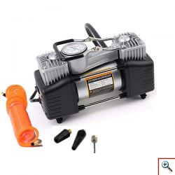 HeavyDuty Κομπρεσέρ Τρόμπα Αέρος Πρίζας 220V Υψηλής Απόδοσης 220W με Θήκη Μεταφοράς