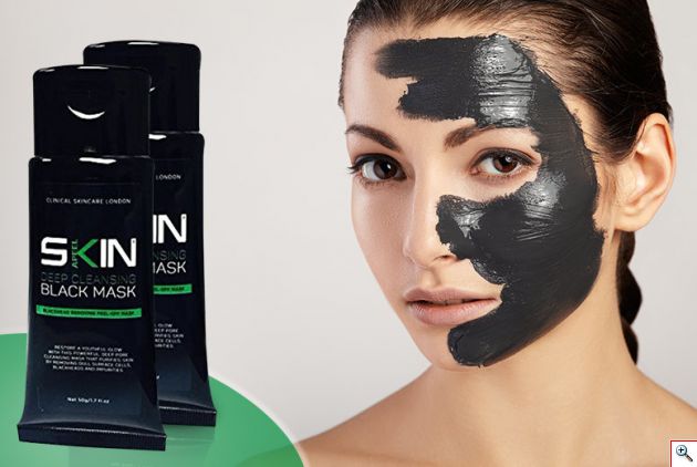 Black Mask - Μαύρη Μάσκα Προσώπου για Καθαρισμό από Μαύρα Στίγματα SkinaPeel 50ml