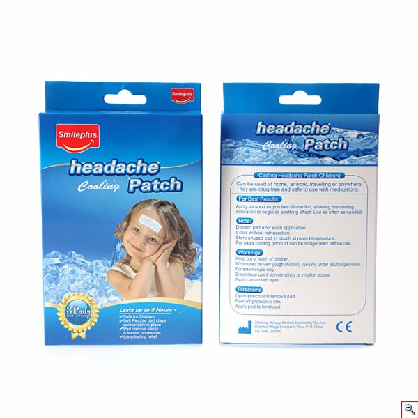 Επιθέματα Ψύξης για Παιδιά για Ανακούφιση από Πονοκέφαλο και Υψηλή θερμοκρασία Smileplus