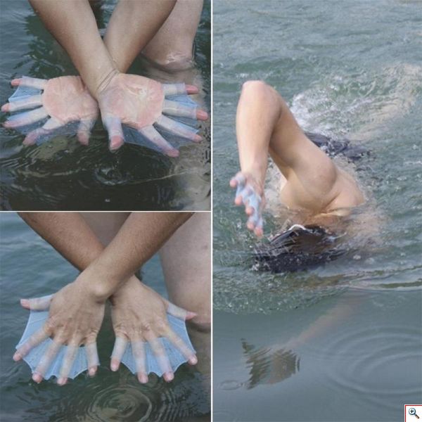 Επαναστατικά Χεράκια Κολύμβησης με Μεμβράνη Αντιολισθητική - Κολυμπήστε 23% Ταχύτερα - Hydrahand Χέρια Βατραχιού με τεχνολογία Hydro Grip