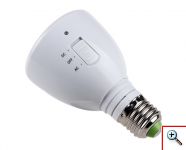 Τηλεχειριζόμενος LED Λαμπτήρας Οικονομίας και Επαναφορτιζόμενος Φακός Ε27 – Magic Bulb II