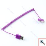 Καλώδιο Σπιράλ usb σε micro usb / iPhone 4 & 5