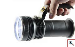 Επαναφορτιζόμενος Φακός 1xCree LED XPG, με 3 Επίπεδα Φωτεινότητας - 800 lumens