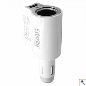 Φορτιστής Αυτοκινήτου ExtraStar 5V με 3x Εξόδους USB 3,1A & Υποδοχή Αναπτήρα