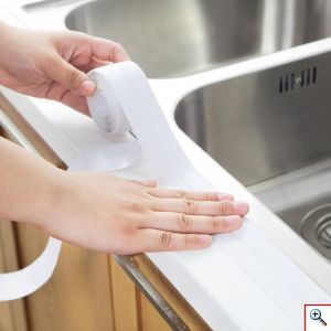 SILIN Αδιάβροχη Ταινία Στεγανοποίησης Αντιμουχλική Αυτοκόλλητη Hyderon® 20mm x 3.5m - Waterproof & Mouldproof Sealing Tape PVC