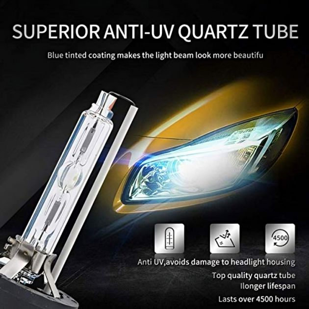 2x Λάμπες XENON D1S 12V 35W με Ψυχρό Λευκό Φως