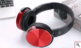 Ασύρματα On-Ear Super Bass Ακουστικά Bluetooth με Aux, SD/TF, FM Radio - Wireless Stereo Headphones Λευκό