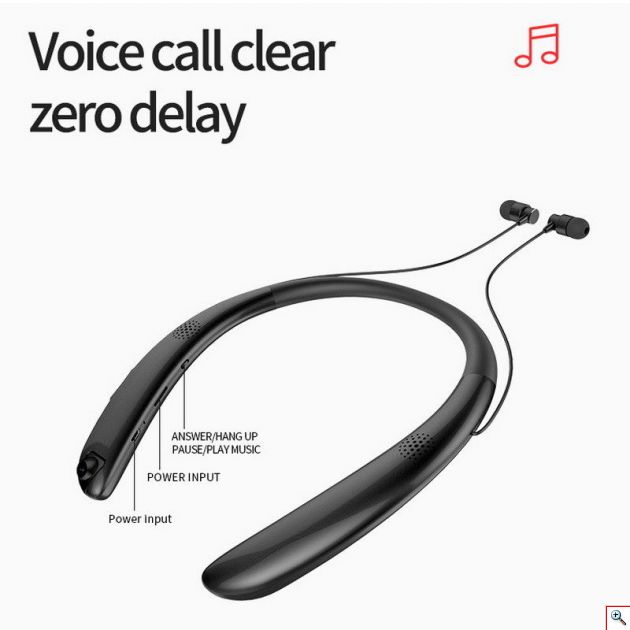 Μαγνητικά Αθλητικά Ακουστικά Bluetooth με Κάμερα - Video Recording Stereo Earphones