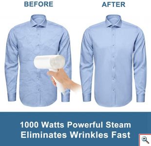 Σίδερο Ατμού 1000W - Ατμοκαθαριστής Ρούχων - DSP Professional Handheld Steamer