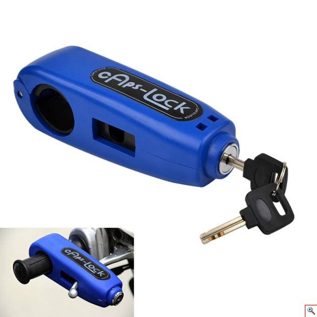 Αντικλεπτική Κλειδαριά Ασφαλείας για Τιμόνι & Φρένο - Λουκέτο Μανέτας Μηχανής / Μοτοσυκλέτας