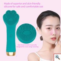 Βούρτσα Σιλικόνης με Επιδερμικούς Ηχητικούς Παλμούς για Άψογο Καθαρισμό & Μασαζ Προσώπου USB - Cat Claw Cleanser 