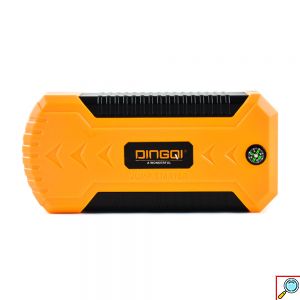 DINGQI Jump Starter 12V & Power Bank 12.000mAh Εκκινητής Μπαταρίας Αυτοκινήτου με Φακό, Κροκοδειλάκια, Καλώδια Φόρτισης, Πυξίδα & Βαλιτσάκι Μεταφοράς