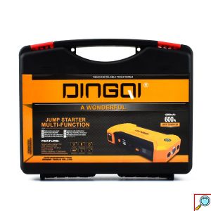 DINGQI Jump Starter 12V & Power Bank 12.000mAh Εκκινητής Μπαταρίας Αυτοκινήτου με Φακό, Κροκοδειλάκια, Καλώδια Φόρτισης, Πυξίδα & Βαλιτσάκι Μεταφοράς