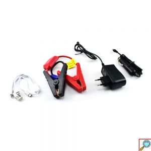 DINGQI Jump Starter 12V & Power Bank 12.000mAh Εκκινητής Μπαταρίας Αυτοκινήτου με Φακό, Κροκοδειλάκια, Καλώδια Φόρτισης, Πυξίδα & Βαλιτσάκι Μεταφοράς