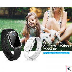 ByeMosquito Ηλεκτρονικό Εντομοαπωθητικό Αντικουνουπικό Βραχιόλι Υπέρηχων χωρίς Τοξικά για Βρέφη, Παιδιά & Ενήλικες με 3 Λειτουργίες σε Διάφορα Χρώματα Απωθητικό Μύγες
