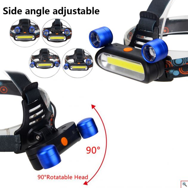 Φακός Ρυθμιζόμενου Φωτισμού 8000 Lumens με 3 Τρόπους Φωτισμού