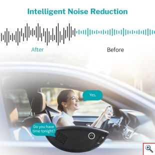 Ασύρματο Μαγνητικό Ηχείο Bluetooth - Μεγάφωνο Αυτοκινήτου Ανοιχτής Ακρόασης 2 Συσκευών - BT SpeakerPhone