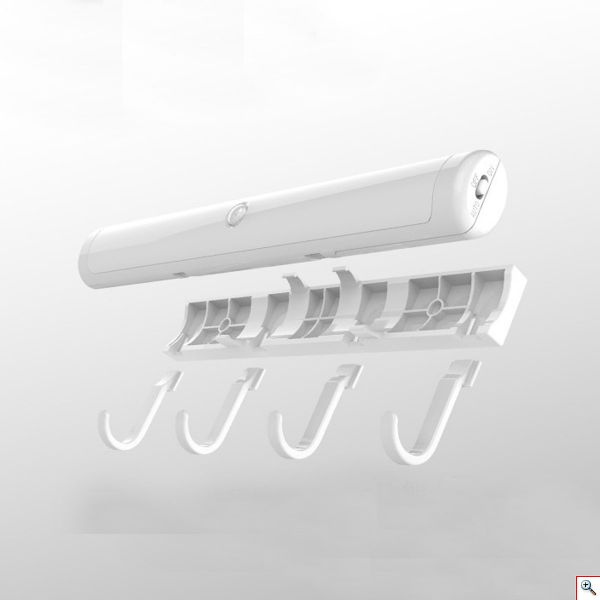 Επαναφορτιζόμενη Λάμπα LED - Φωτιστικό 22cm με Αισθητήρα Κίνησης για Ντουλάπα, Συρτάρια, Κρεβατοκάμαρα, Κουζίνα, Διάδρομο κα