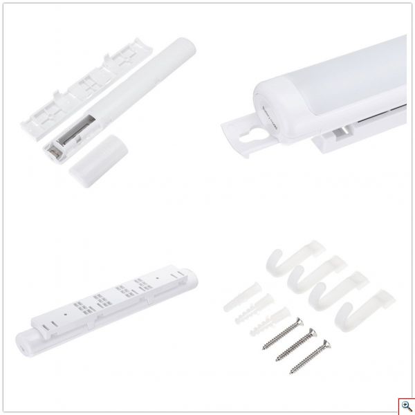 Επαναφορτιζόμενη Λάμπα LED - Φωτιστικό 22cm με Αισθητήρα Κίνησης για Ντουλάπα, Συρτάρια, Κρεβατοκάμαρα, Κουζίνα, Διάδρομο κα