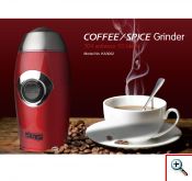 Ηλεκτρικός Μύλος Άλεσης Καφέ 200W DSP - KA3002A - Κόκκινο