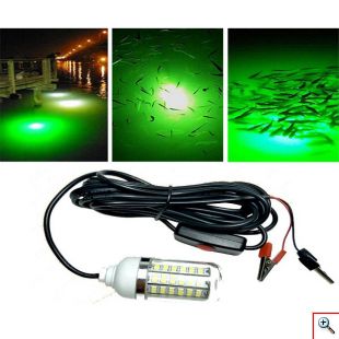 LED Υποβρύχια Λάμπα Ψαρέματος 12V με Πράσινο Φωτισμό 15w - Fish Lamp Easyfish