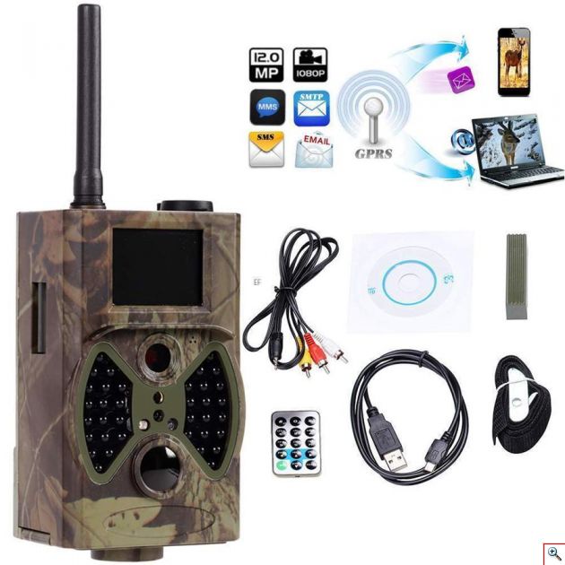 Κάμερα Καταγραφής και Αποστολής MMS - Suntek HC-300m 12mp 1080P 32GB