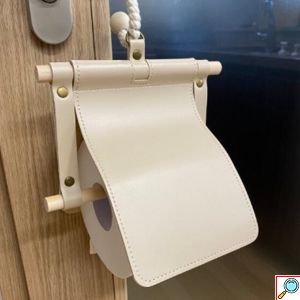 Δερμάτινη Θήκη - Βάση για Χαρτί Τουαλέτας - Κρεμαστή Χαρτοθήκη