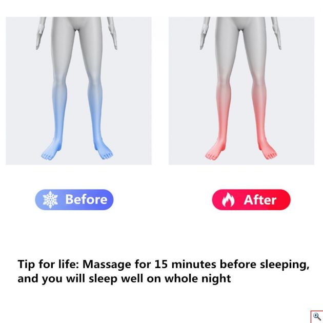 Ισχυρή Συσκευή Μασάζ Shiatsu Ποδιών με Θέρμανση Υπερύθρων - Health Electric Foot Massager