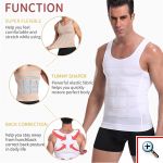 Slimmy Αόρατο Μπλουζάκι Σύσφιξης & Διαμόρφωσης Σώματος με Κοιλιακούς - Body Shaper πως να χασω γρηγορα να μην φαινονται τα ψωμακια παχακια μπυροκοιλι love handles