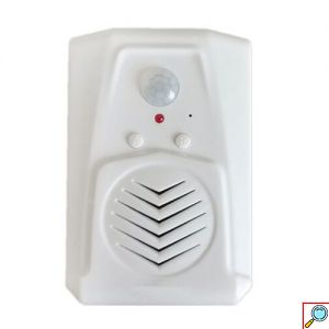 MyHomeAlarm Ανιχνευτής Κίνησης - Ραντάρ 120° με Αναπαραγωγή Ηχητικών Ηχογραφημένων Μηνυμάτων Επιλογής σας Μέσω Κάρτας Μνήμης