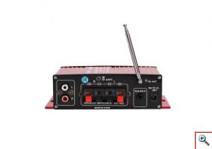 Ραδιοενισχυτής Kinter Mini Ψηφιακή Συσκευή Αναπαραγωγής Ήχου με 2 Κανάλια, USB, MP3, FM & Τηλεχειριστήριο - Digital Audio Player 20W