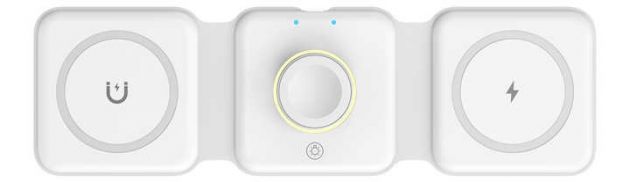 3 σε 1 Αναδιπλούμενος Ασύρματος Φορτιστής Qi Pad 18W - Για iPhone, AppleWatch και AirPods