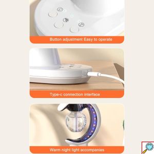 3 σε 1 Οικιακό Αντικουνουπικό & Υγραντήρας Αέρα με LED Φως Νύχτας