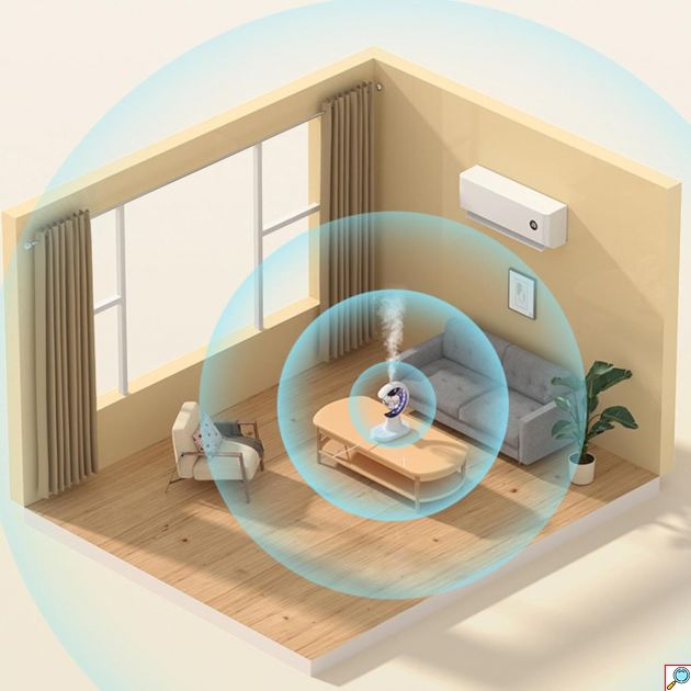 3 σε 1 Οικιακό Αντικουνουπικό & Υγραντήρας Αέρα με LED Φως Νύχτας