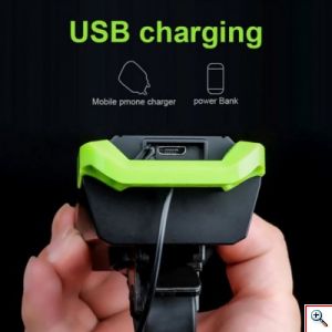 3 σε 1 Ταχύμετρο, Επαναφορτιζόμενος Φακός LED 800Lm, Μεγάφωνο 120db, Χρονόμετρο & Οπίσθιο Φωτισμό με Οθόνη LCD, Αδιάβροχο με 4 Ρυθμίσεις Φωτισμού, ΟEM