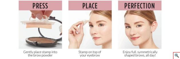 Στάμπες για Σχηματισμό Φρυδιών - 3 second eyebrow stamp