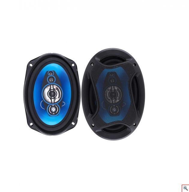 Σετ 2 Ηχεία Αυτοκινήτου Οβάλ Υψηλής Απόδοσης 1000Watt 12V 6x9 Ιντσών