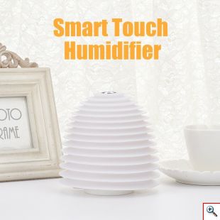 Υγραντήρας Υπερήχων & Φωτιστικό Νυχτός LED Αφής - Αρωματοθεραπείας - Smart USB Night Light Humidifier