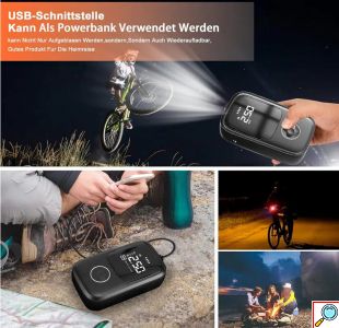 Φορητή Μίνι Αντλία Αέρος Κομπρεσέρ – Power Bank 4000mAh 150 PSI CTC-657